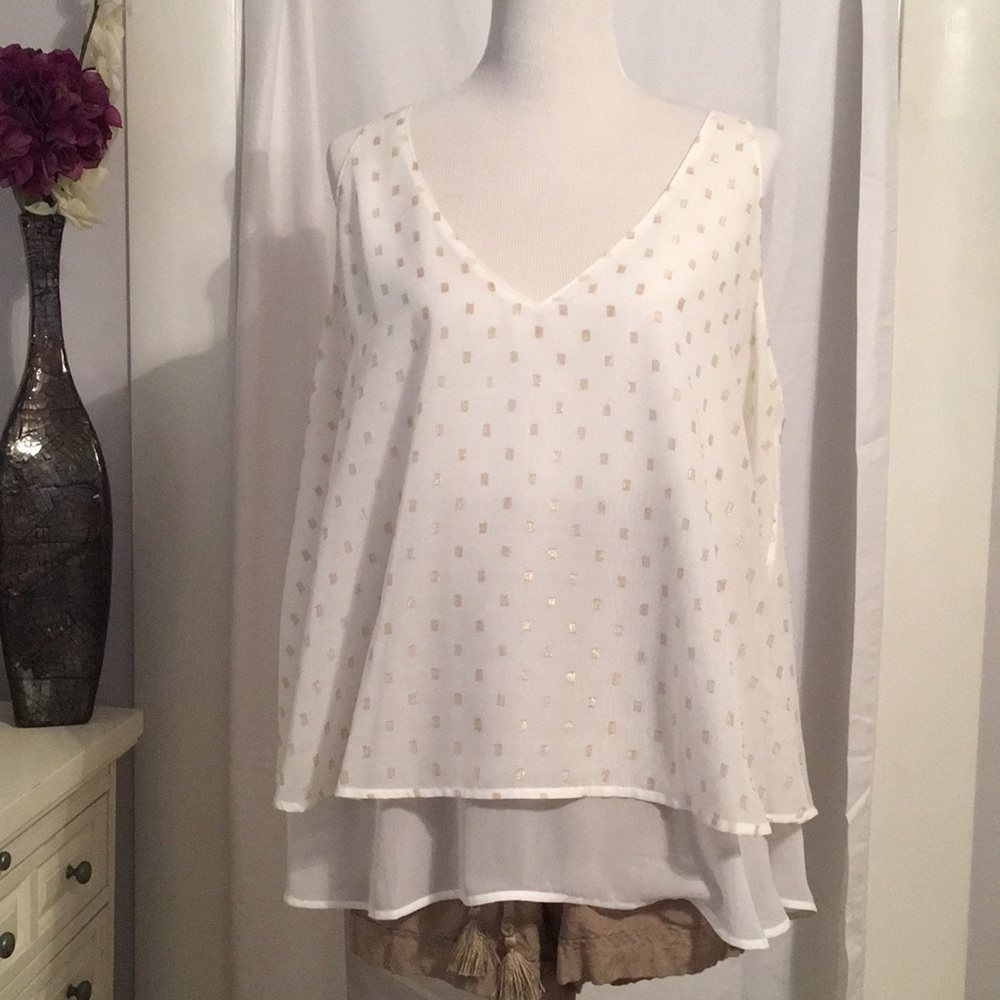 Lane Bryant silk sleeveless tank
